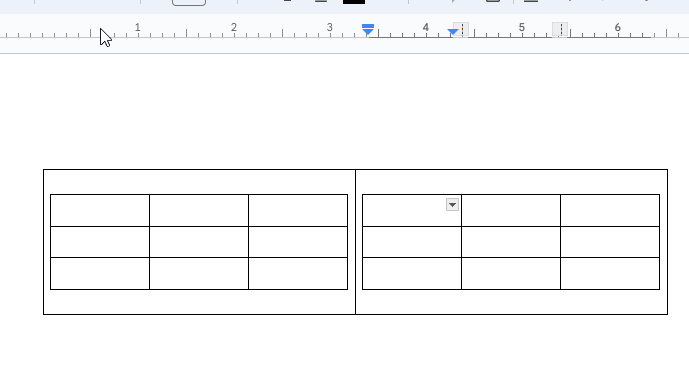 How to Put Tables Side by Side in Google Docs