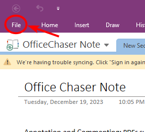 How to Backup OneNote