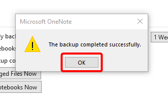 How to Backup OneNote