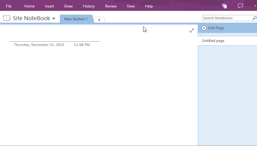 How to Change OneNote Layout