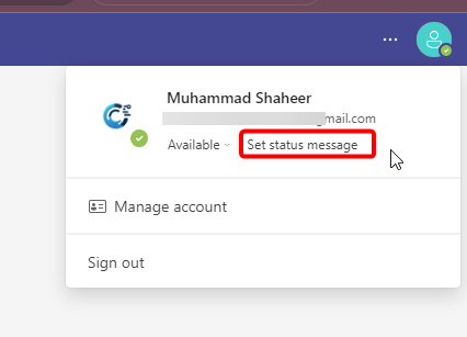 How to Change Status in Microsoft Teams