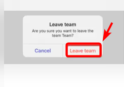 How to Leave a Team on Microsoft Teams