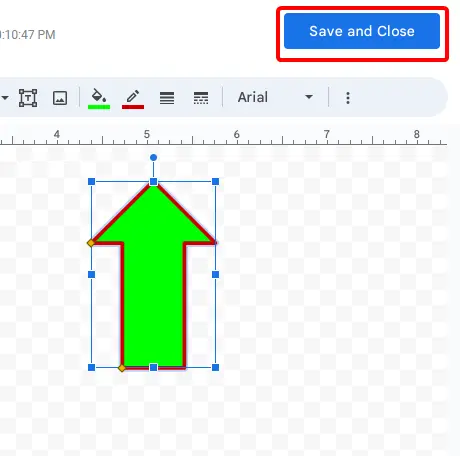 How to Make an Arrow on Google Docs