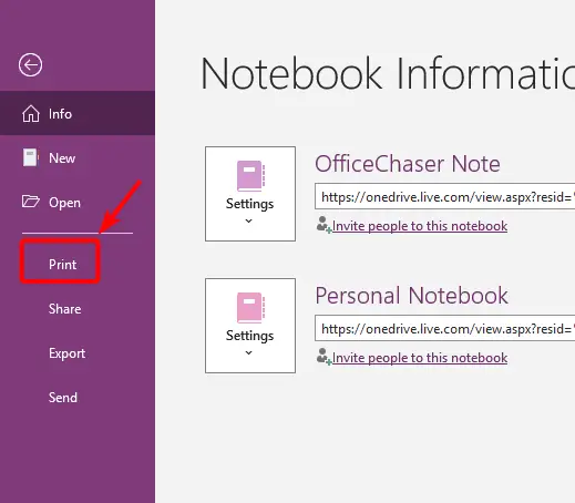 How to Print in OneNote