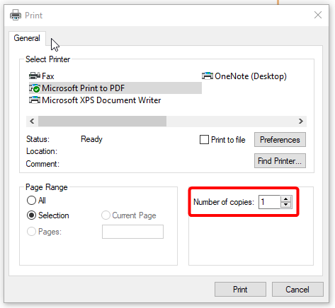 How to Print in OneNote