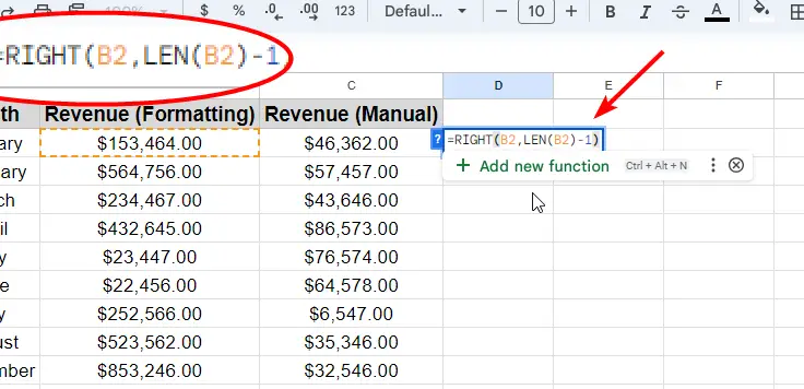 How to Remove Currency Symbol in Google Sheets