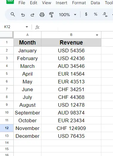 How to Remove Currency Symbol in Google Sheets