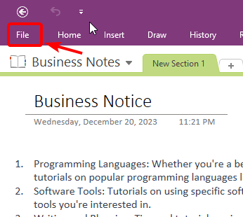 How to Share OneNote with Others