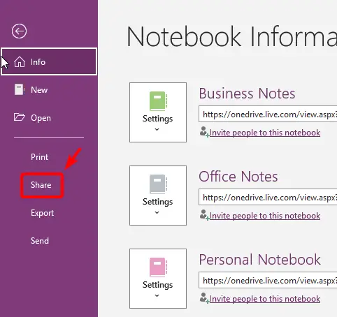 How to Share OneNote with Others