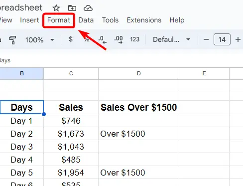 How to Underline in Google Sheets