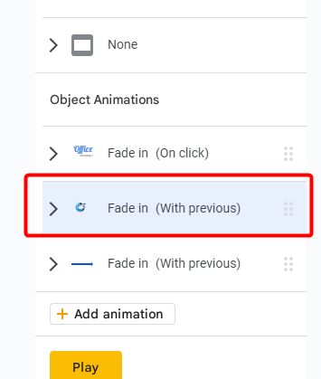 How to add Animation to Google Slides