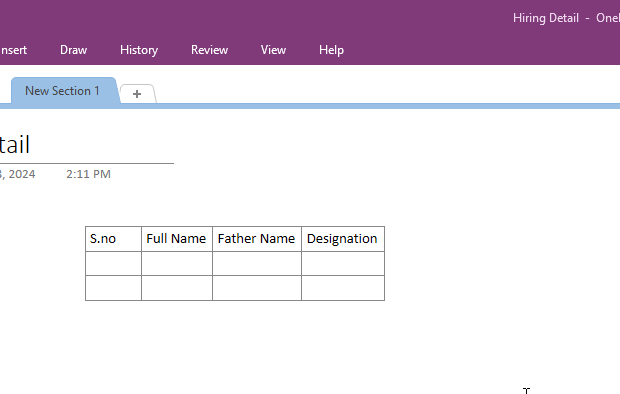 How to Add Columns in OneNote