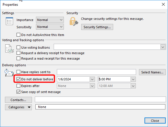 How to Delay Email in Outlook