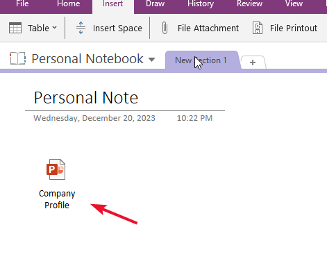 How to Insert PowerPoint into OneNote