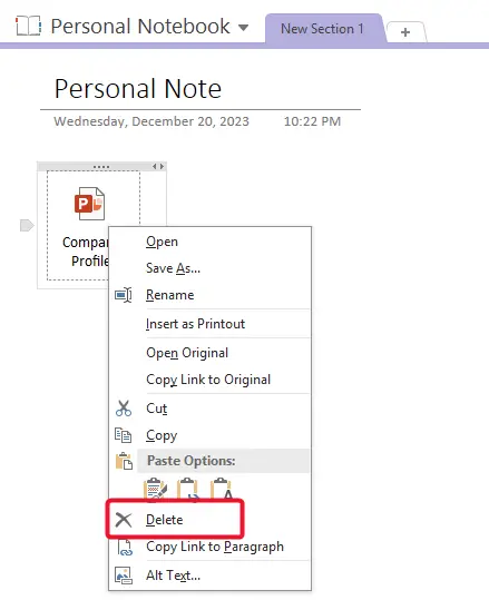 How to Insert PowerPoint into OneNote