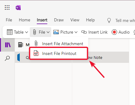 How to Open PDF in OneNote