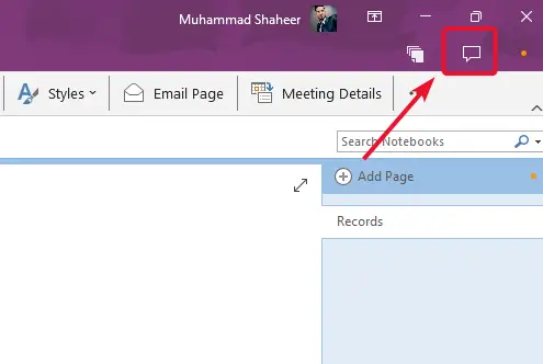 How to Share Section in OneNote