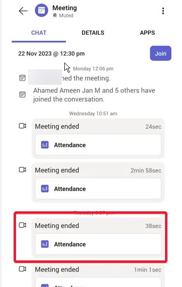 How to Download Attendance List from Microsoft Teams in Mobile