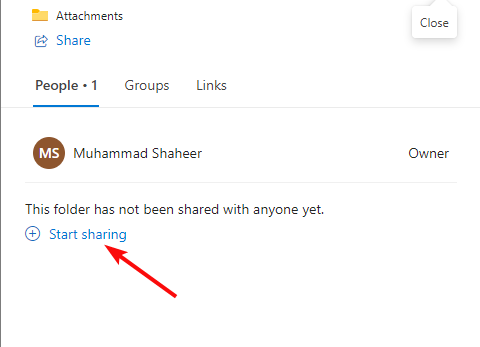 How to Change Owner of OneDrive Folder