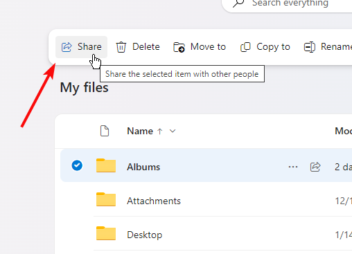 How to Share OneDrive Folder in Email