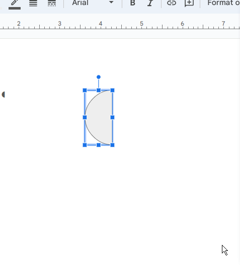 How to Make Half Circle in Google Slides