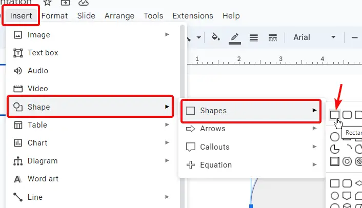 How to Make Half Circle in Google Slides