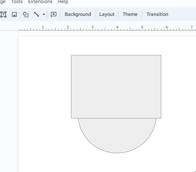 How to Make Half Circle in Google Slides