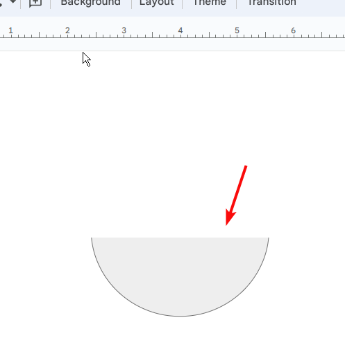 How to Make Half Circle in Google Slides