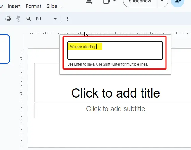 How to Put an Outline on Text in Google Slides