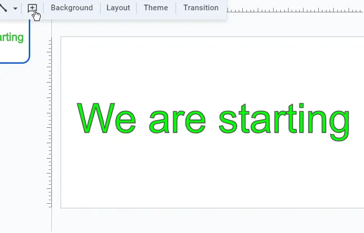 How to Put an Outline on Text in Google Slides