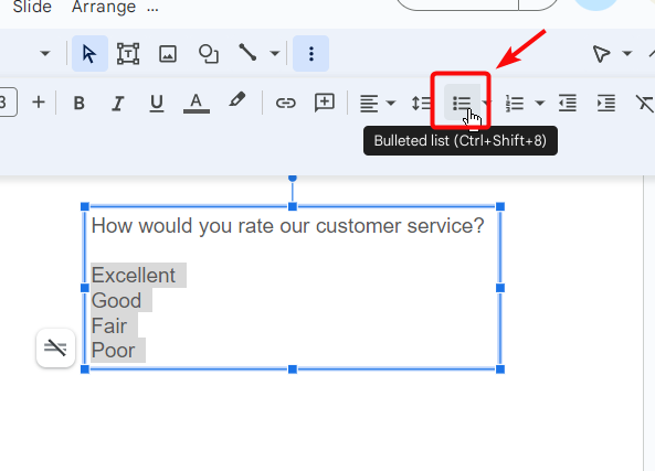 How to Make Checkboxes in Google Slides