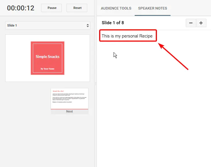 How to Add Speaker Notes in Google Slides