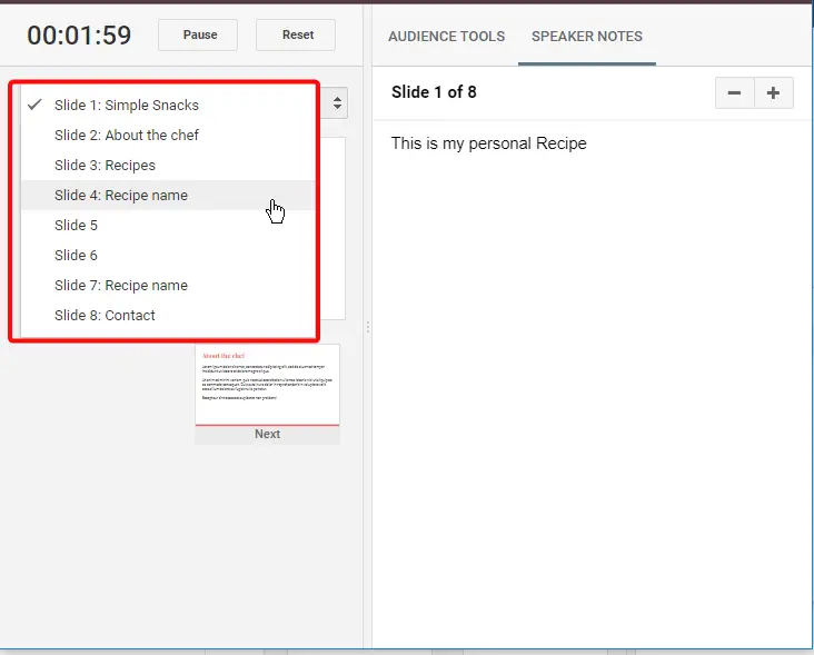 How to Add Speaker Notes in Google Slides