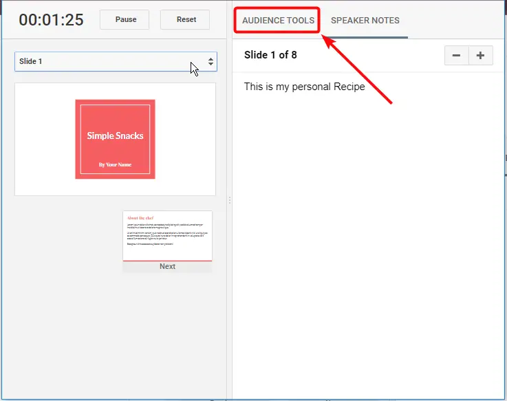 How to Add Speaker Notes in Google Slides