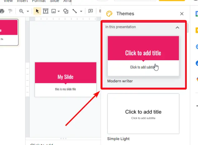 How to Import Themes to Google Slides